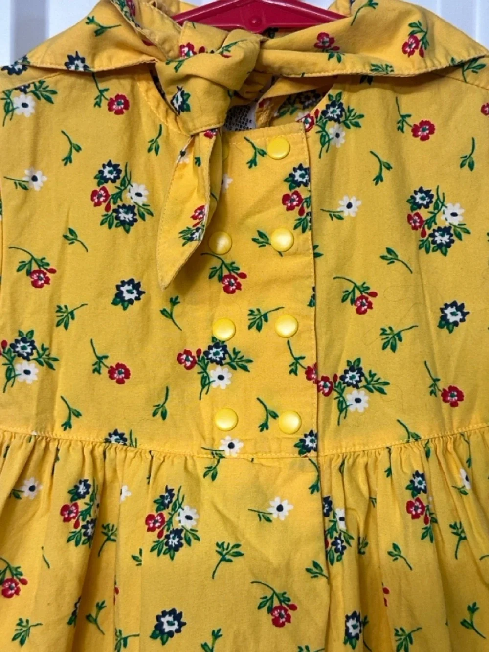 Vintage Gymboree Country Meadows Dress Rainbow Tag Cottagecore Floral Infant